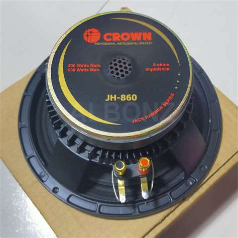 Crown Jh Watts Jack Hammer Series Instrumental Speaker Shopee