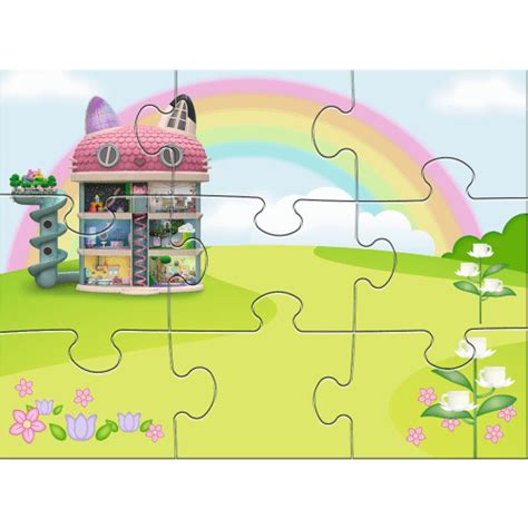 Puzzle Magnetyczne Koci Domek Gabi Poznaj Wiat Gabi Trefl