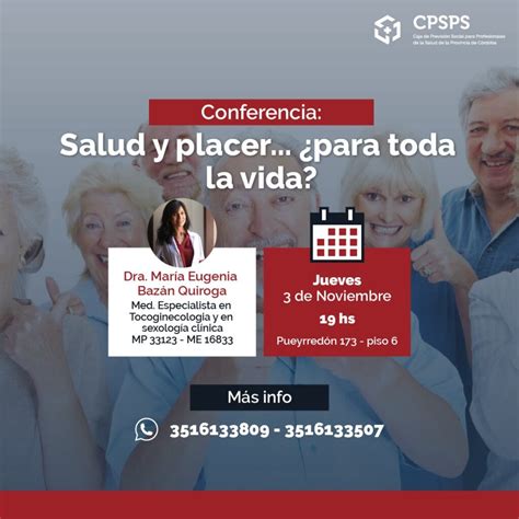 Conferencia Salud Y Placer Para Toda La Vida Cpsps Caja De