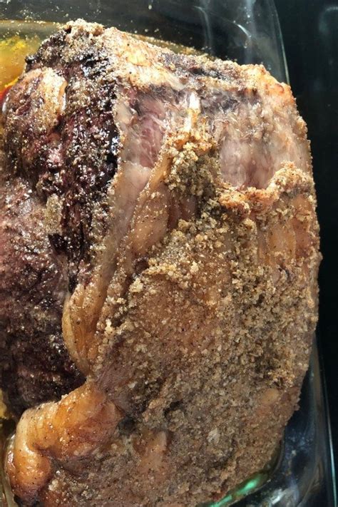 Kosher Salt Encrusted Prime Rib Roast Recipe Easter Brunch Food Easter Recipes Brown Soda