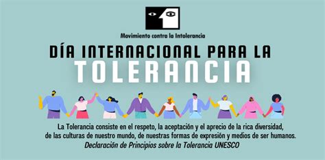 De Noviembre D A Internacional Para La Tolerancia Esteban Ibarra