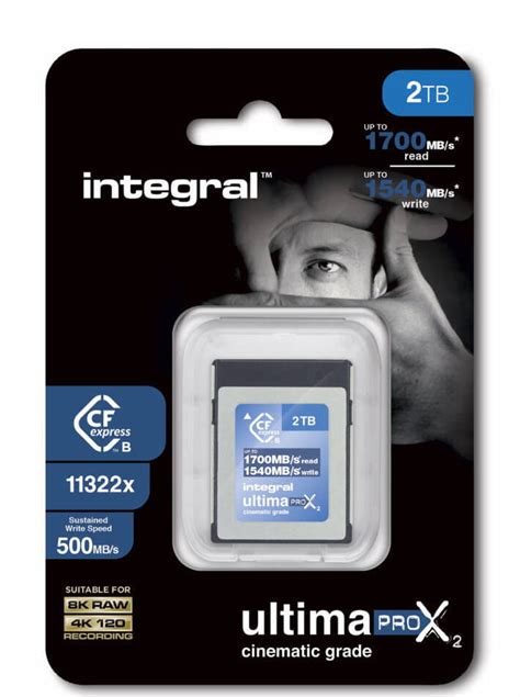 Karta pamięci Integral UltimaPro X2 CFexpress Cinematic Memory Card