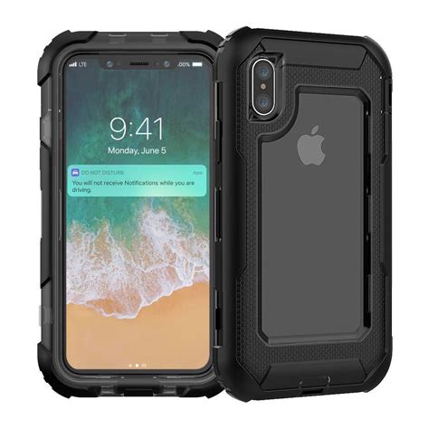 Coque Anti Choc IPhone XR Noir Achat En Ligne Sur Lcd Maroc