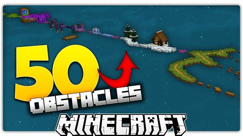 50 Minecraft Obstacle Course Levels YouTube