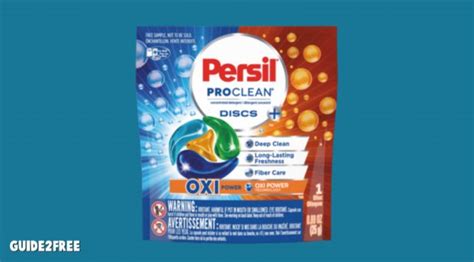 FREE Sample Of Persil ProClean Laundry Detergent