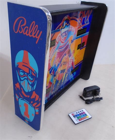 Bally Bmx Pinball Head Led Display Light Box Etsy