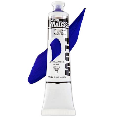 Matisse Acrylic Paint Flow S2 75ml Ultramarine Blue