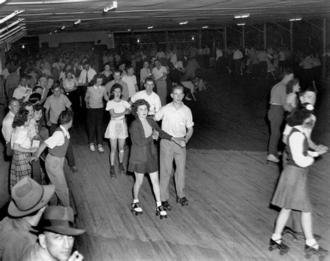 Roller skating rink, Roller skaters, Skating rink