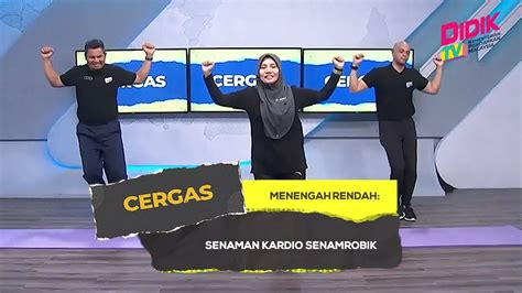 Cergas 2022 Menengah Rendah Senaman Kardio Senamrobik YouTube