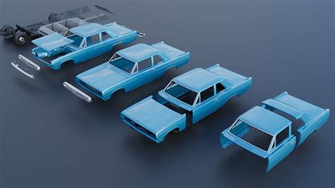 Plymouth Valiant 1970 3d Model 3d Printable Cgtrader