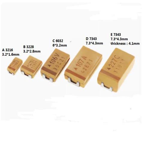 SMD Tantalum Capacitor 105j 1UF 50V35V25V10V6V6 3V B Type 3228 10