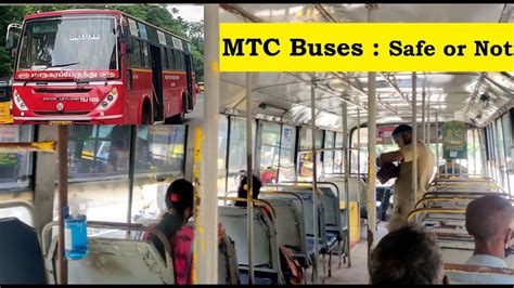 Travelling By Chennai Mtc Bus After Lockdown Safety Norms Followed By