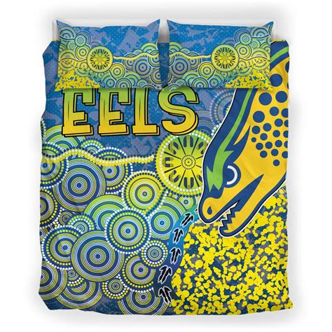 Aio Pride Piece Duvet Cover Set Eels Rugby Custom Text Super Eels