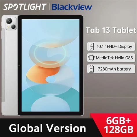 Blackview Tablet Pad FHD Display Núcleo Octa Android 12 MTK Helio