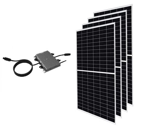 Kit Completo Solar Microinversor 2 3kwp 4 Painel 310kwh Mês Loja