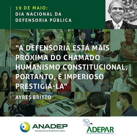 Dia 19 de maio Dia do Defensor Público e da Defensora Pública ADEPAR