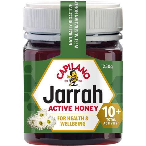 Capilano Jarrah Active Honey Jar 250g Woolworths