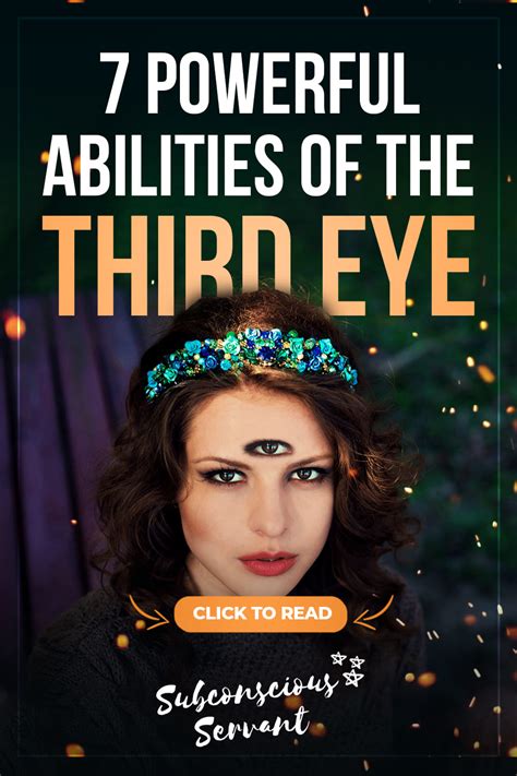 7 Powerful Abilities Of The Third Eye Subconscious Servant