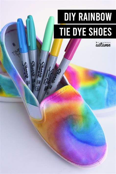 How To Make Tie Dye Shoes With Sharpies How To Dye Shoes Tie Dye