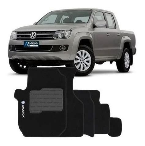 Jogo De Tapete Carpete Soft Vw Amarok A Luxo Prudenparts