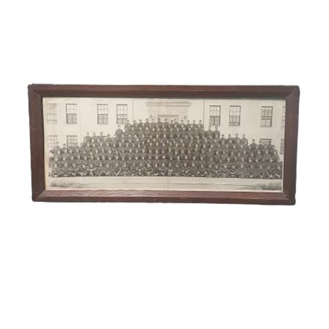 Framed Ww2 Canadian Photograph Currie Barracks Calgary 1942 Canadian