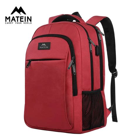 Matein Marca De Carregamento Usb Feminino Mochila Anti Roubo