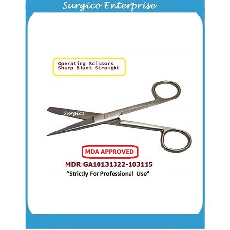 NURSING SCISSORS SHARP BLUNT STRAIGHT 5 SURGICAL MEDICAL USE Shopee