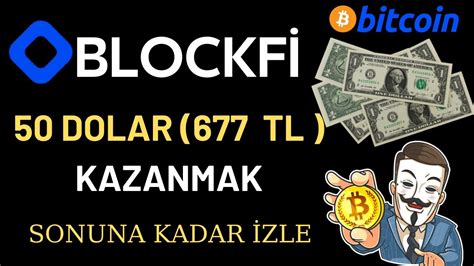 BLOCKFİ BORSASI 50 677 TL ÇEKİLEBİLİR BİTCOİN KAZANMAK YouTube