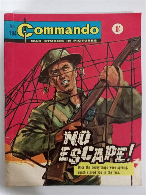 Commando Comic No 194 No Escape Letsgocommando