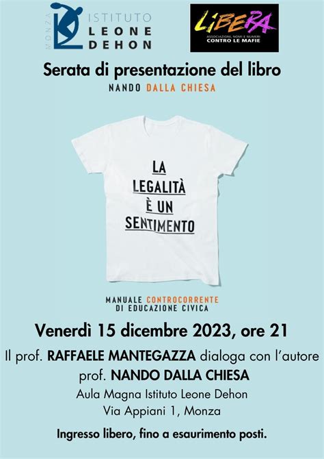 Liberainformazione Monza 15 Dicembre Presentazione Del Libro La