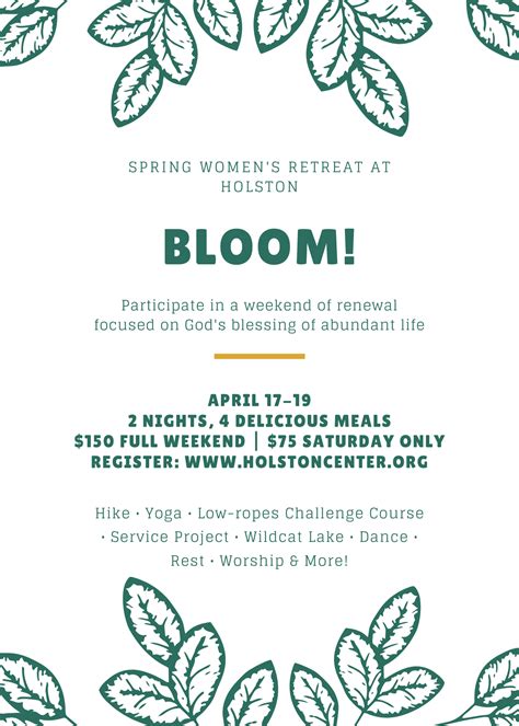 Women's Spring Retreat - Holston Camp and Retreat Center