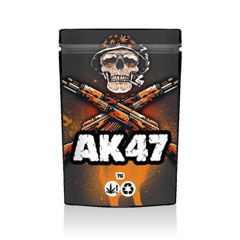 Ak47 Ready Made Mylar Bags 7g Green Buddha Packaging