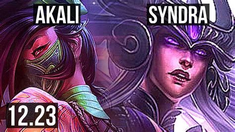 Akali Vs Syndra Mid 67 Winrate 13 2 4 Legendary Kr Grandmaster