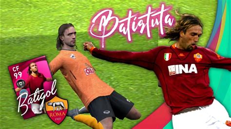 Iconic Moment BATISTUTA Review Pes 2021 Mobile The King Of Shooting