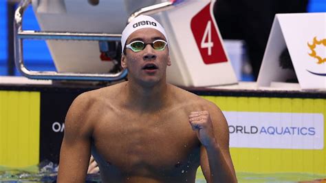 Ahmed Hafnaoui Avant Les Championnats Du Monde De Natation