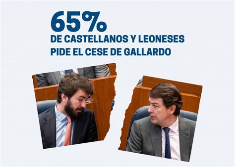 El 65 De Los Castellanos Y Leoneses Pide El Cese Del Vicepresidente De