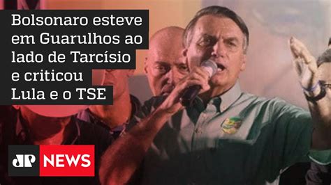 Ap S Bolsonaro Criticar Censura Do Tse Apoiadores Gritam Jovem Pan