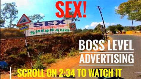 Sex Advertisement Advertising Level Unbelievable Advertise Mahabaleswar Youtube