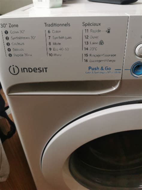 Programme LAVE INGE INDESIT 9 KG INDESIT Lave Linge Hublot