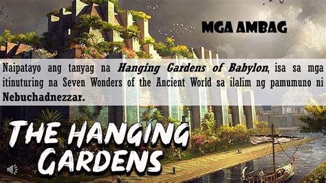 Hanging Garden Ng Babylonian Tagalog Fasci Garden