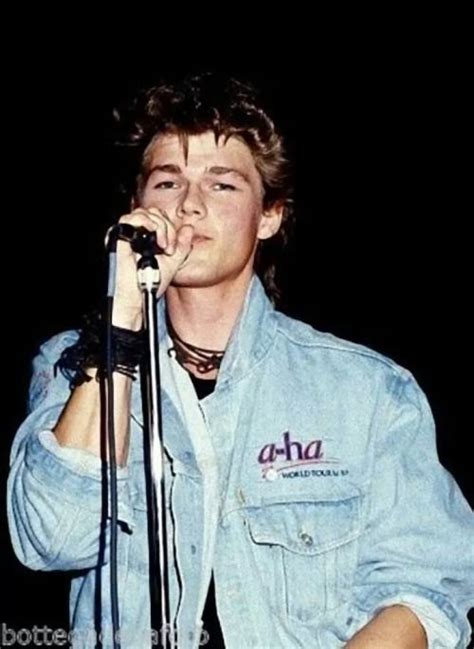 Morten Harket The Voice Of A Ha Aha Band Old Celebrities Just