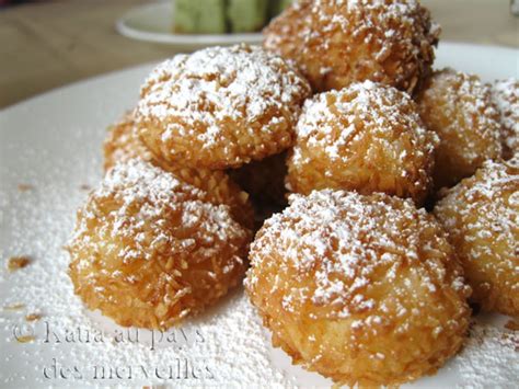 Katia Au Pays Des Merveilles Beignets De Riz La Noix De Coco