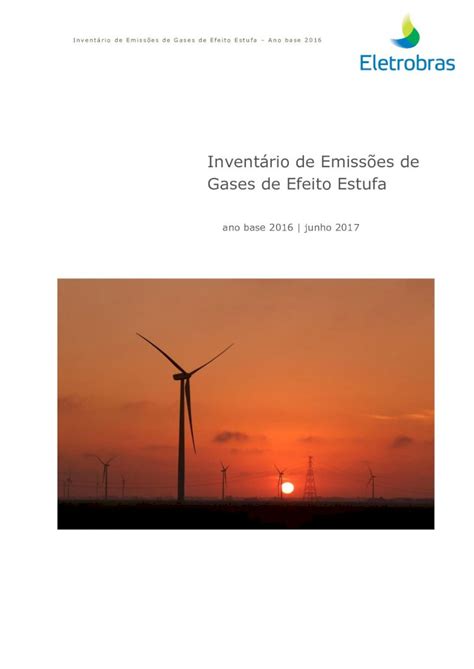 PDF Inventário de Emissões de Gases de Efeito Estufa Inventário de