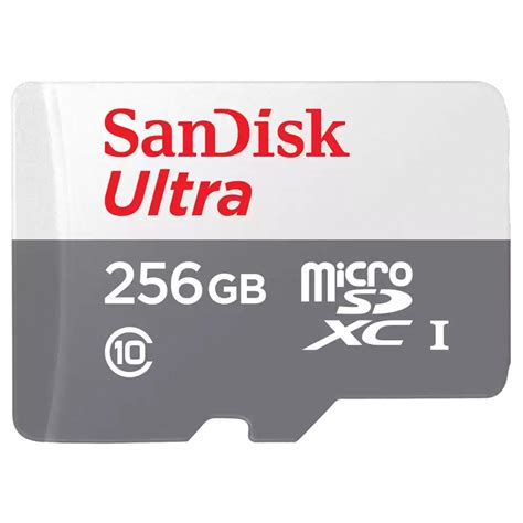 Cartão de memória SanDisk Ultra MicroSD 256GB Classe 10 Leitura de