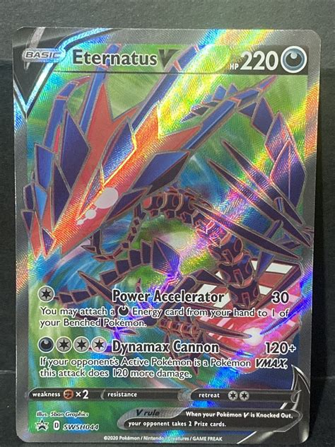 Mavin Eternatus V Swsh Black Star Promo Full Art Rare Pokemon