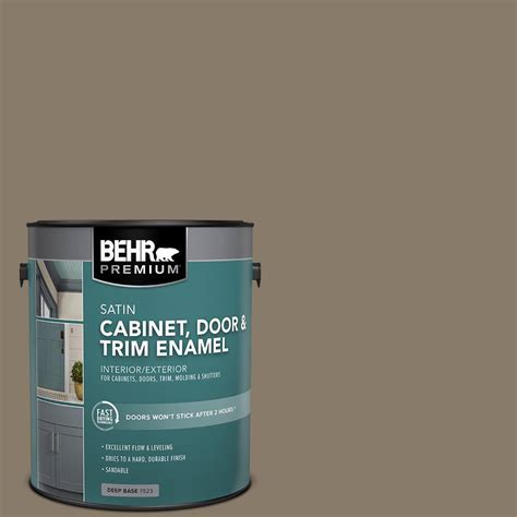 Behr Premium Gal Ppu Native Soil Satin Enamel Interior Exterior