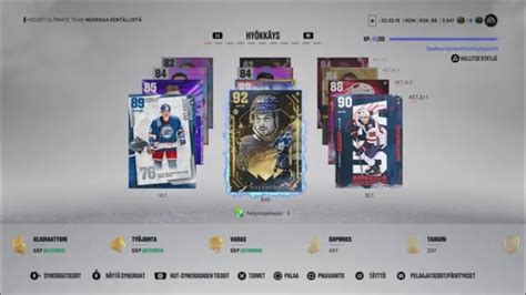 NHL 23 HUT Suomi 9 TOTY Matthews Tiimiin Ja Pari Rivalsmatsia YouTube