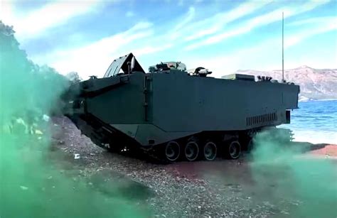 First Operational Deployment Of New Turkish FNSS MAV Zaha Amphibious