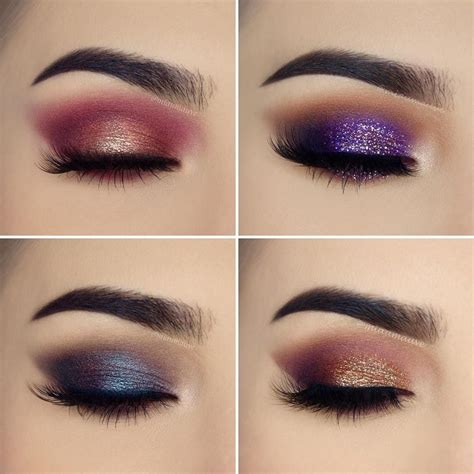 Einfache Glitzer Augen Makeup Ideen Make Up Augen Glitzer F R