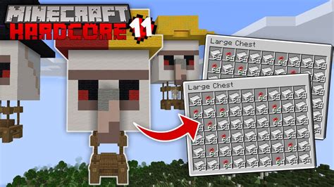 I Made An ULTIMATE IRON FARM Minecraft Hardcore 11 YouTube
